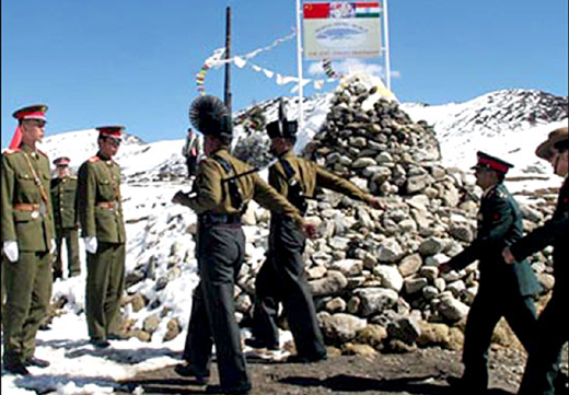 Chinese-troops enter India territory